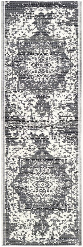 Millet · Medallion Outdoor Rug, gray