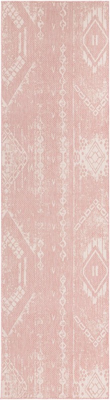 2' 7 x 12' Wildman · Diamond Outdoor Rug, pink