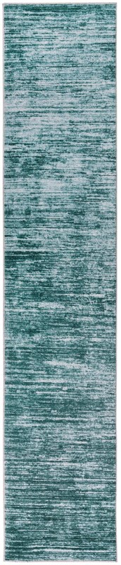 2' 6 x 12' Prewitt · Abstract rug, teal