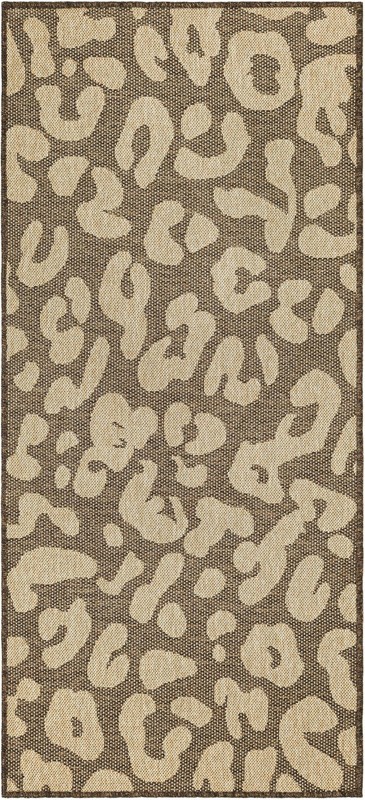 2' 7 x 6' Durand · Animal print rug, brown