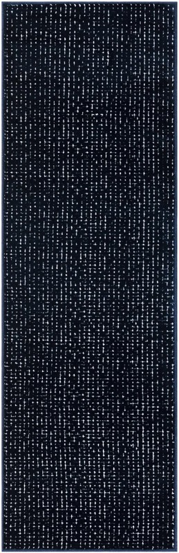 2' x 6' Swain · Abstract rug, midnight blue