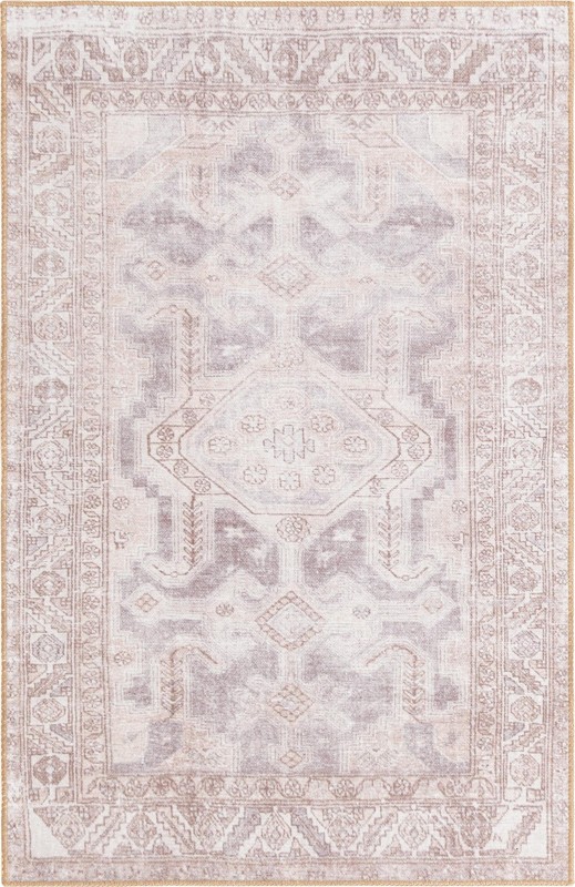 3' 6 x 5' 6 Walford · Border Washable Rug, grey
