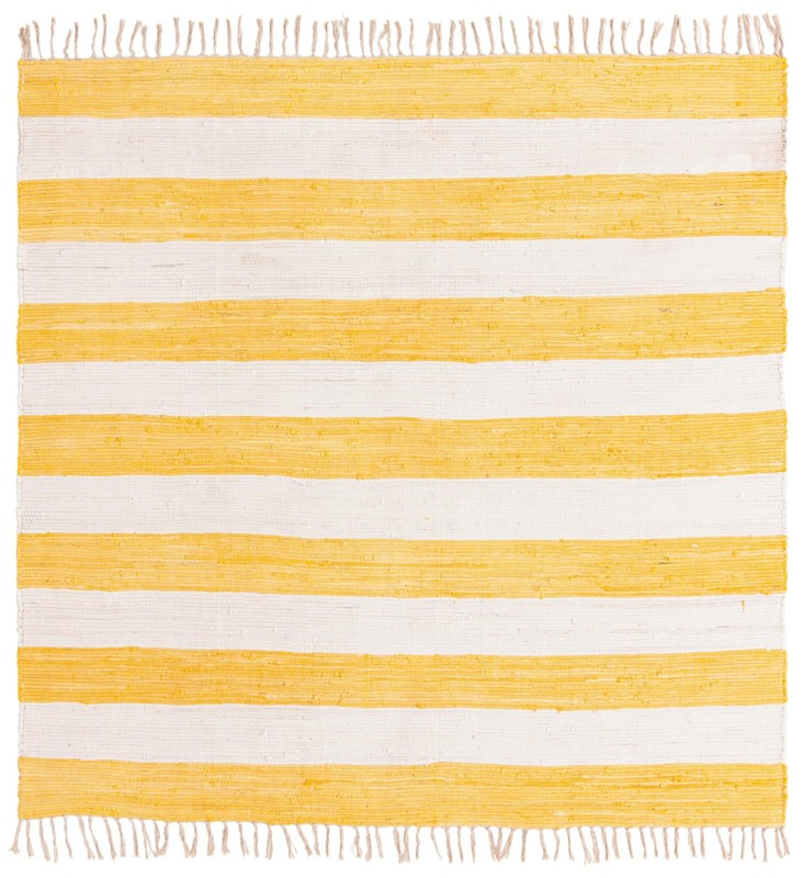 7' 10 x 7' 10 Flagstaff · Striped Chindi Rug