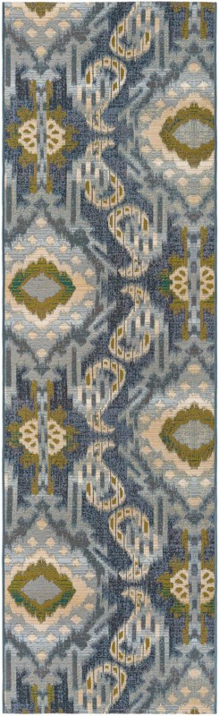 2' 7 x 9' Lomax · Abstract Outdoor Rug