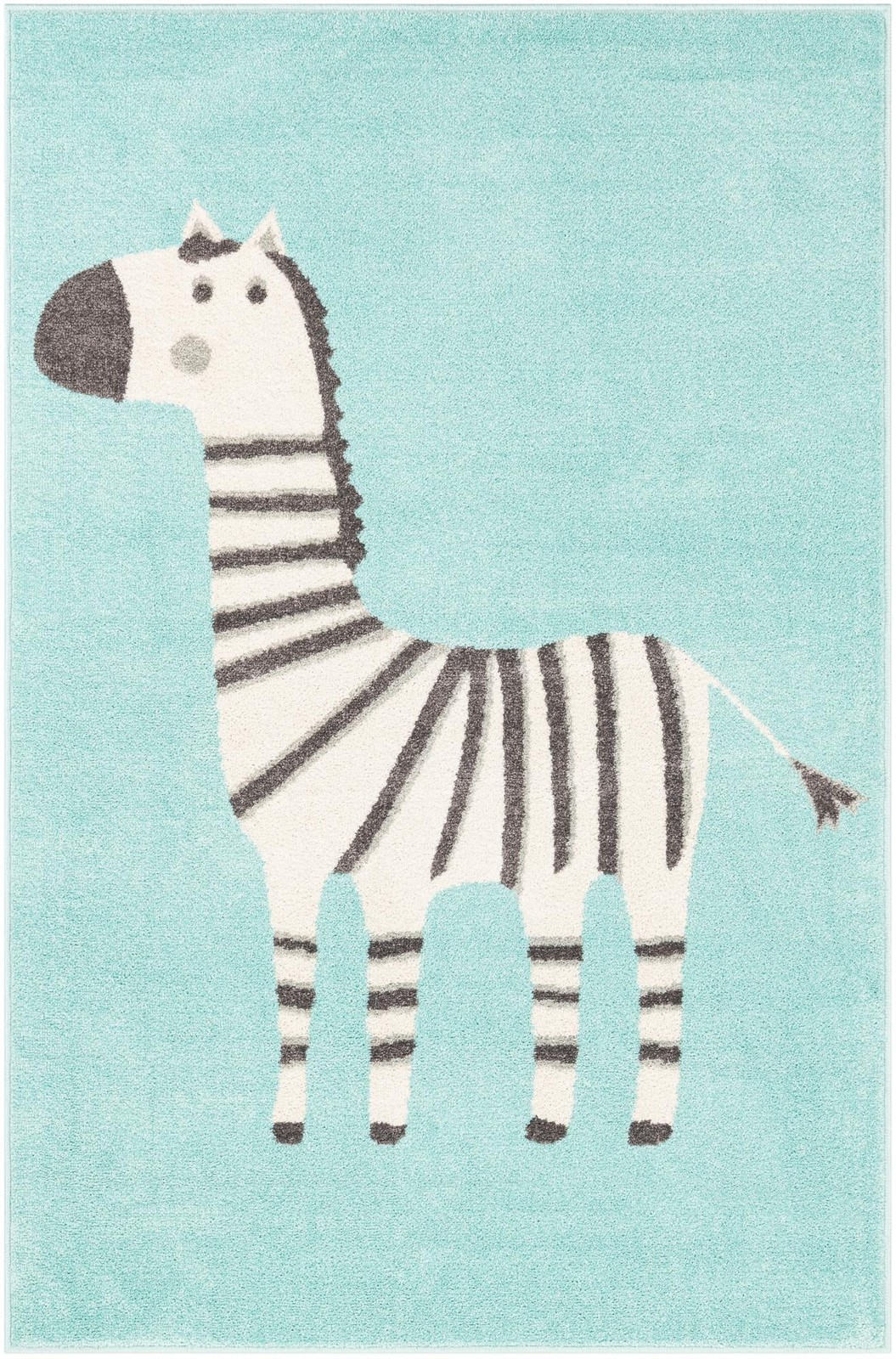3' 11 x 5' 11 Ireton · Animal print rug, teal