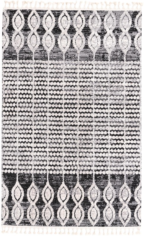 5' 3 x 8' Ferrall · Border rug, charcoal