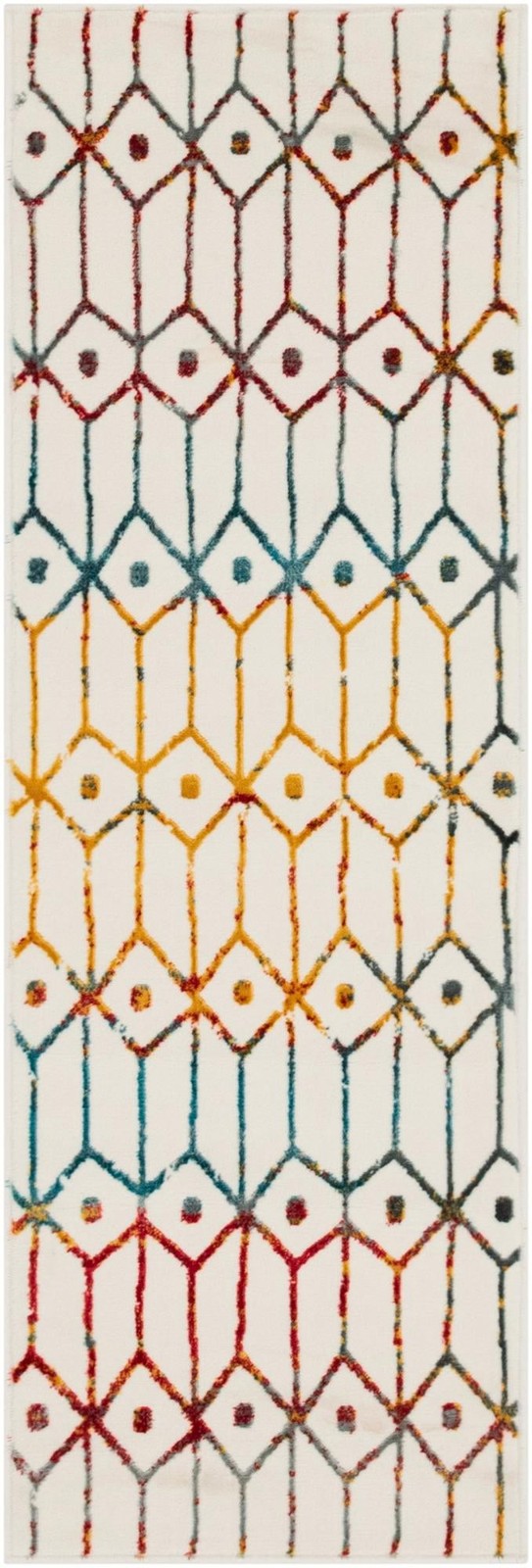 2' x 6' Vincent · Diamond rug, multi