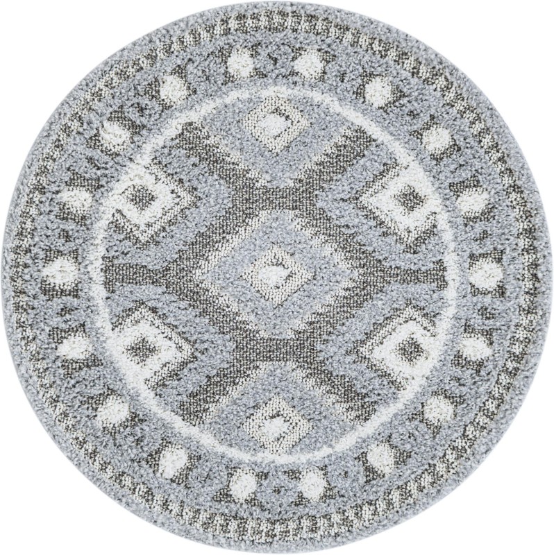 Bernard · Border rug, gray