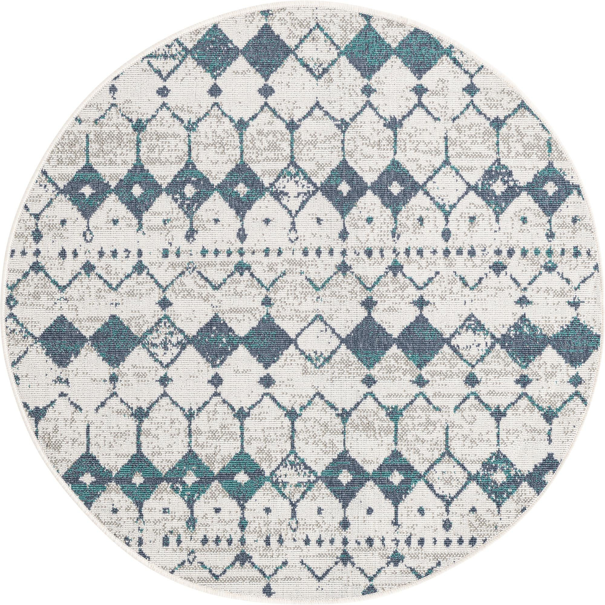 4' x 4' Stowe · Diamond Outdoor Rug