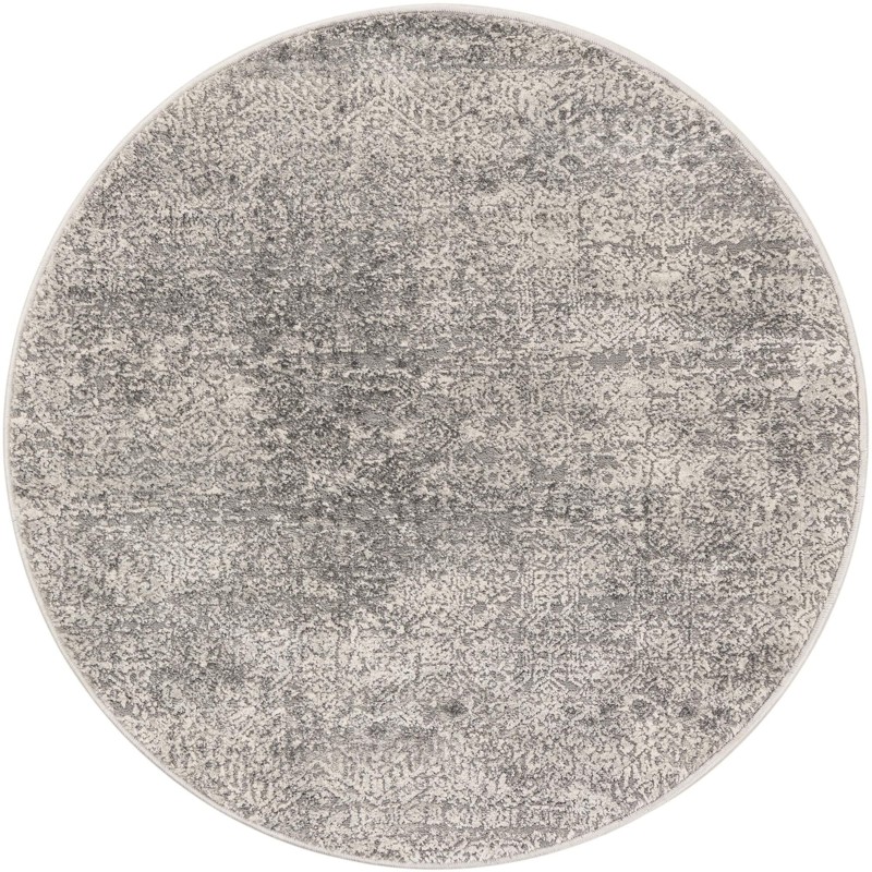 3' 3 x 3' 3 Pryor · Medallion rug, gray