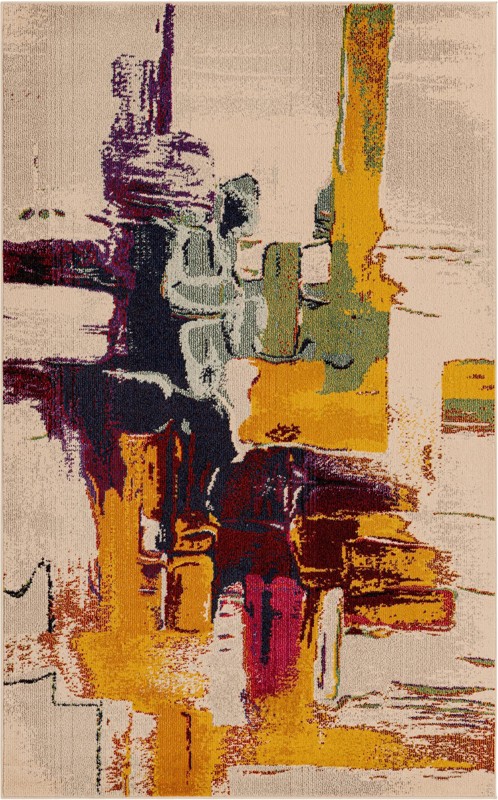5' x 8' Oakden · Abstract Washable Rug
