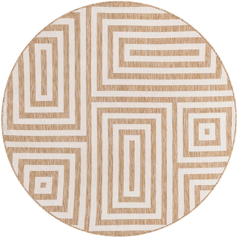 Cumberland · Geometric Outdoor Rug, taupe