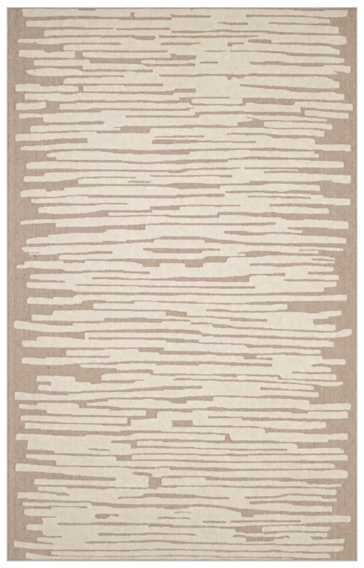 Clemson · Abstract rug, beige and ivory