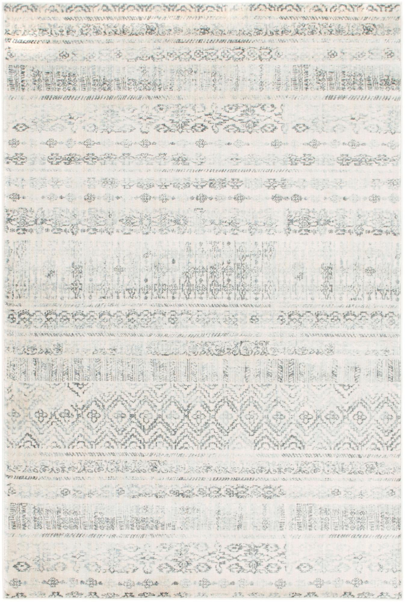 4' x 6' Keswick · Abstract rug, ivory