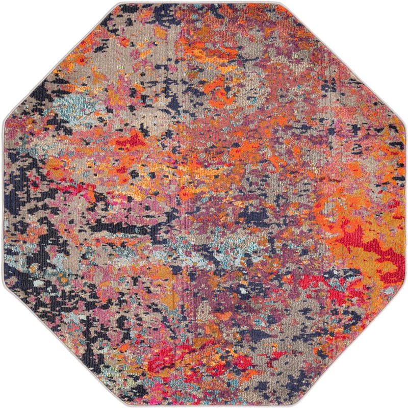 Rafferty · Abstract Washable Rug, multi