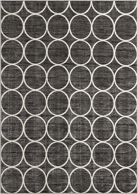 Corvallis · Geometric rug, grey