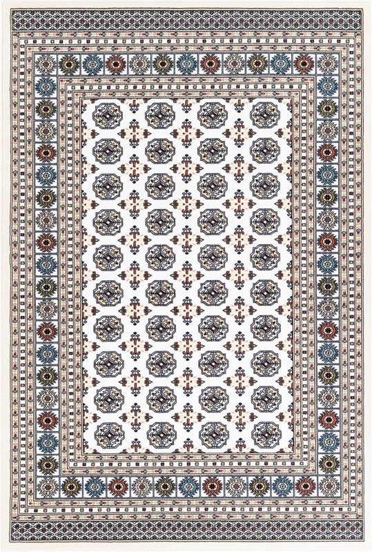 5' 3 x 8' Crestwood · Border rug, beige and cream