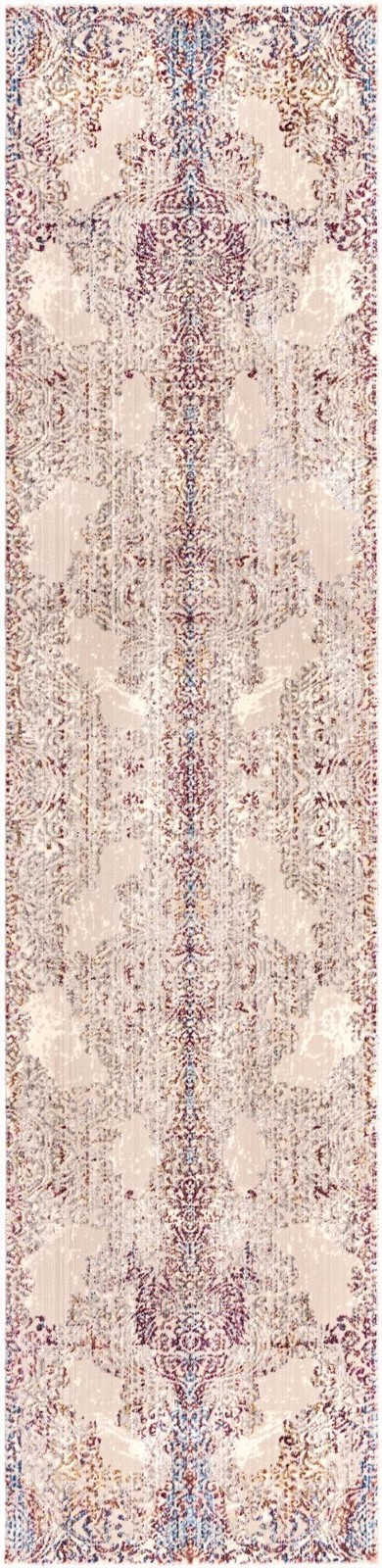 2' x 8' Tennant · Border rug, ivory