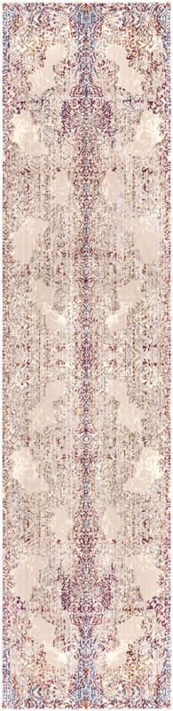 2' x 8' Tennant · Border rug, ivory