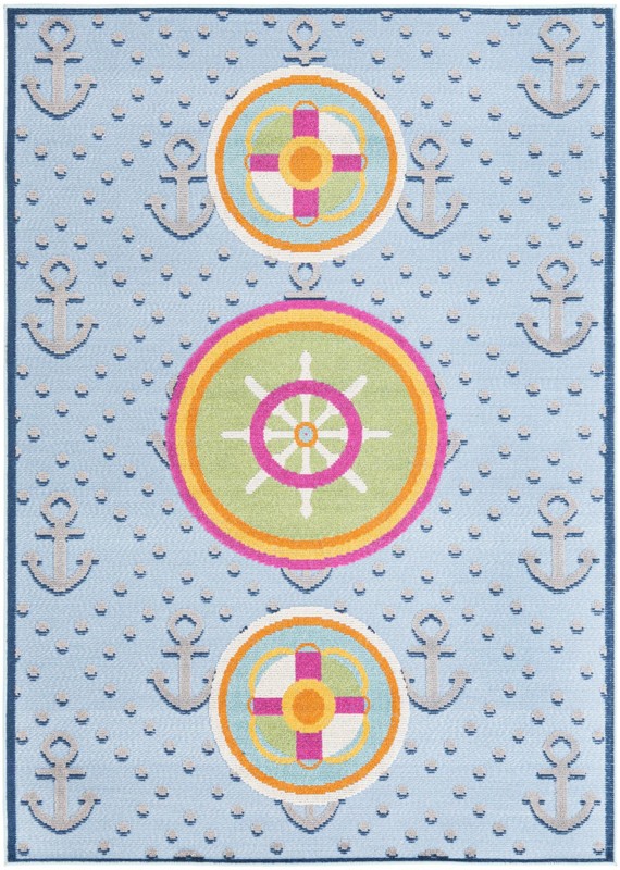 5' 3 x 7' 7 Easton · Border Outdoor Rug