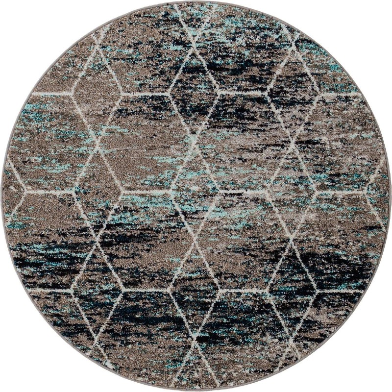 4' x 4' Galloway · Diamond rug