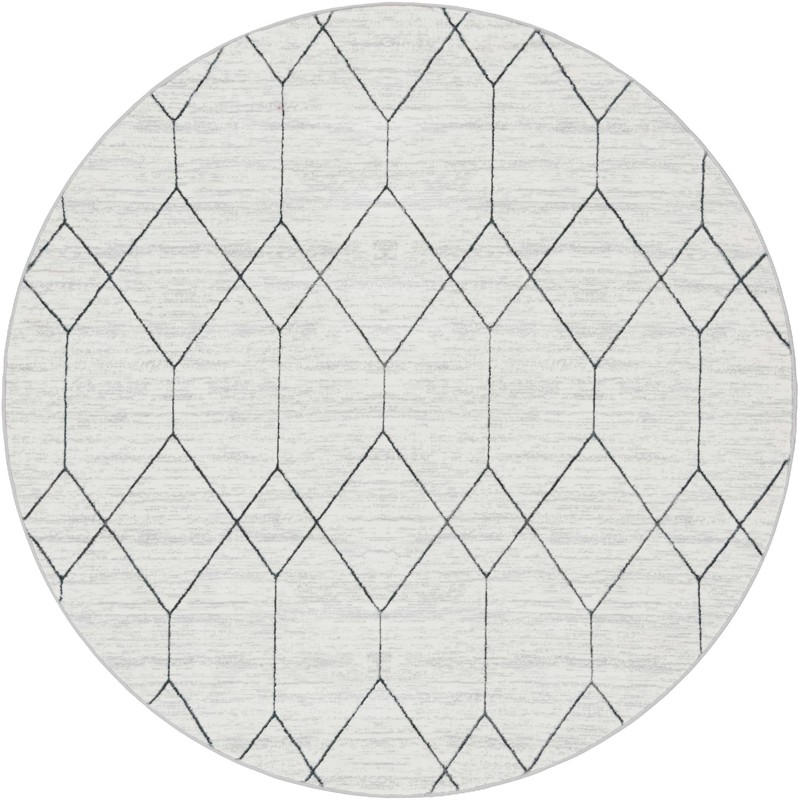 Thatcher · Diamond rug, white