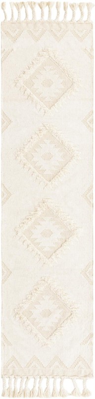 2' 7 x 10' Amaranth · Diamond Wool Rug, ivory