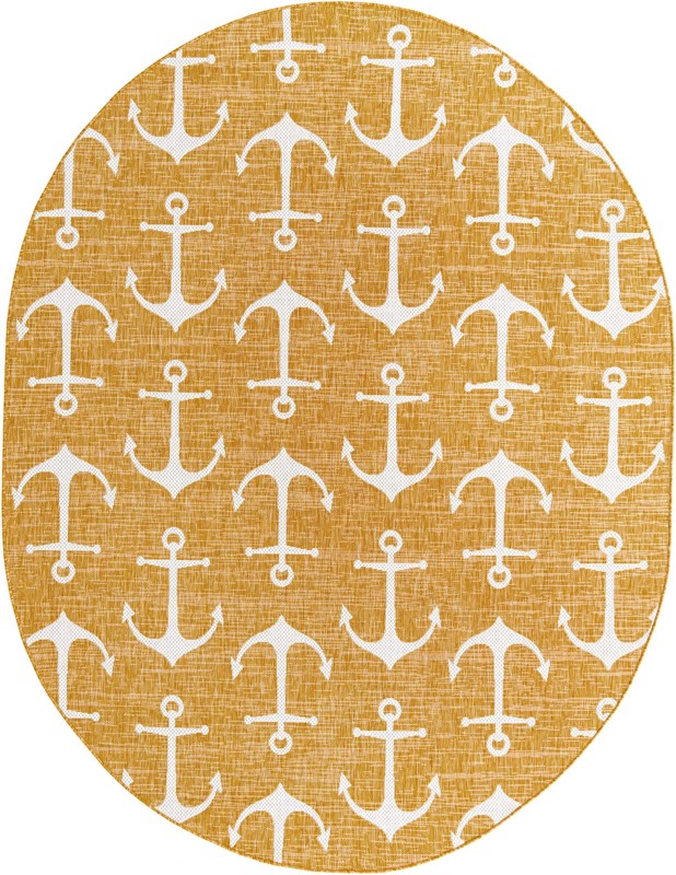 7' 10 x 10' Millbrook · Pictoral Outdoor Rug, yellow
