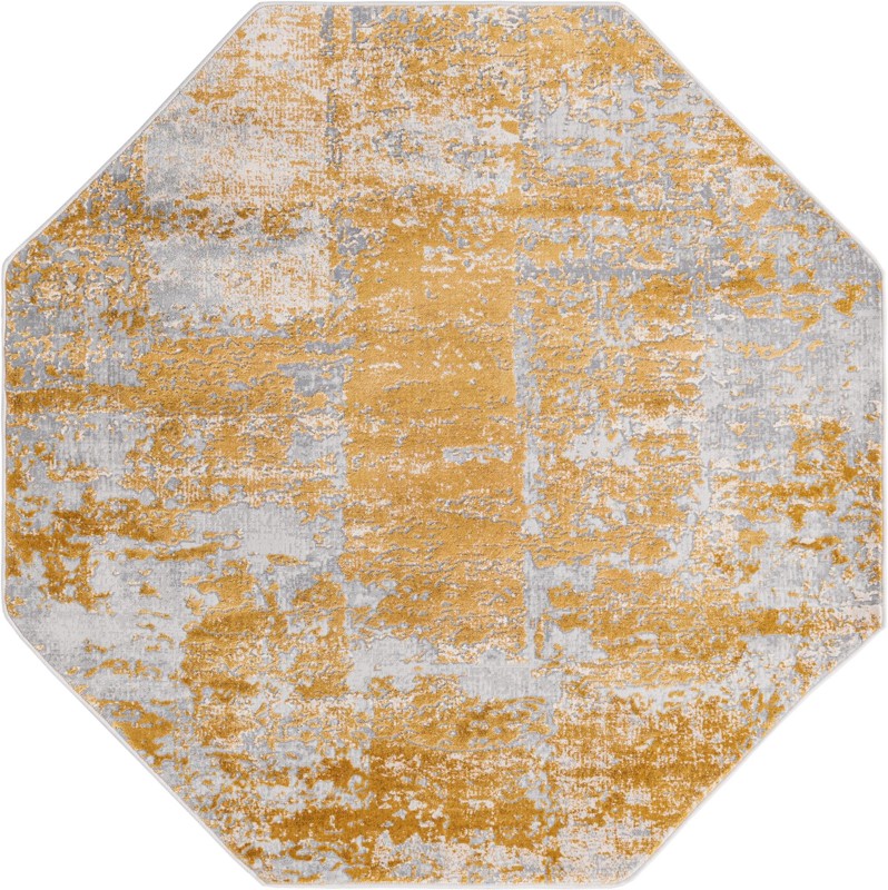 Evanston · Abstract rug, yellow