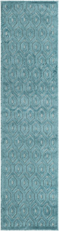 Roanoke · Diamond Outdoor Rug, aqua
