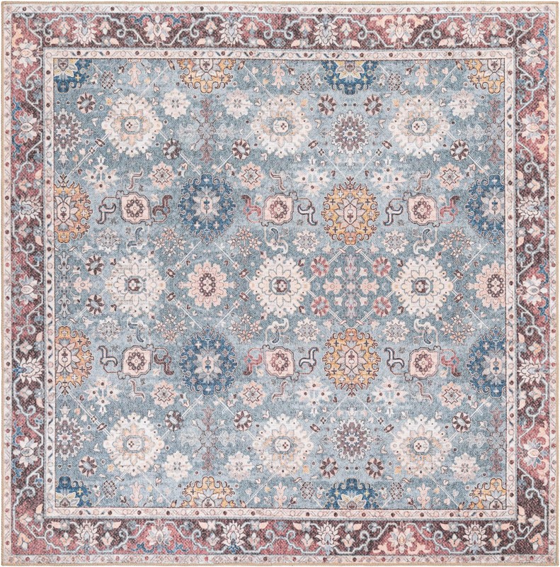Carden · Border Washable Rug, green