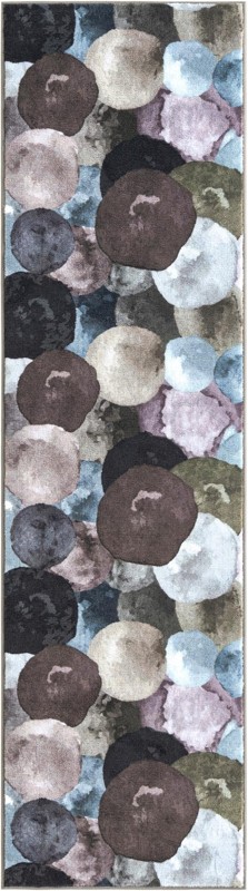 Birchwood · Abstract dot rug, multi gray