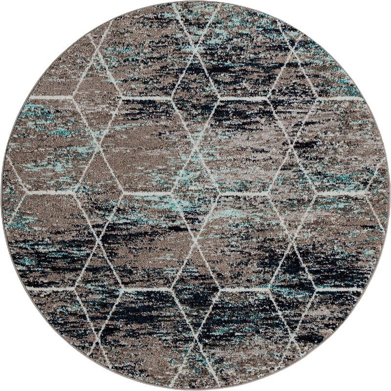 5' 3 x 5' 3 Galloway · Diamond rug