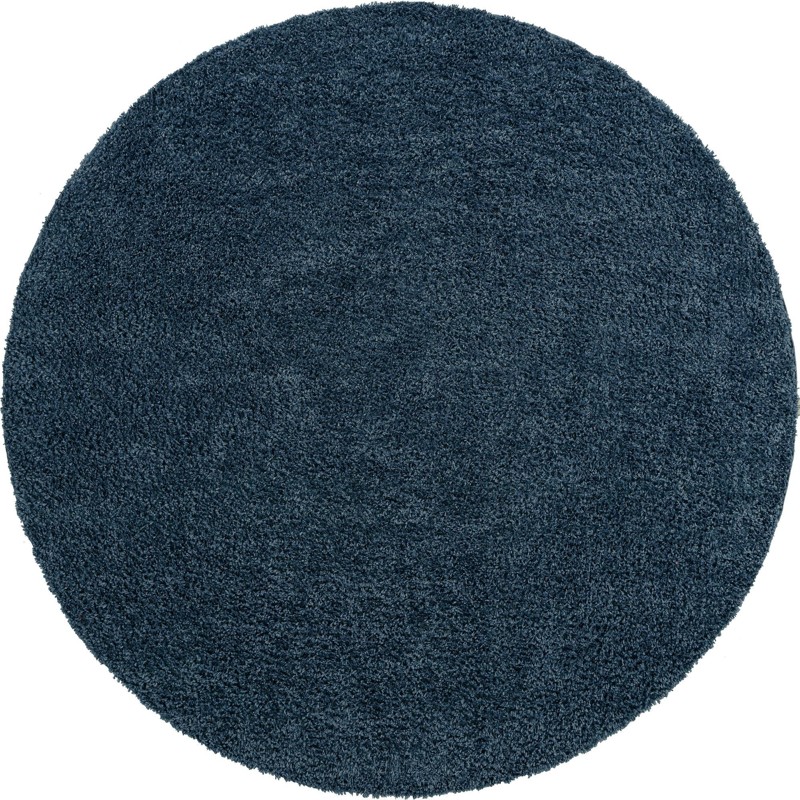 3' x 3' Dunham · Solid Shag Rug, dblue