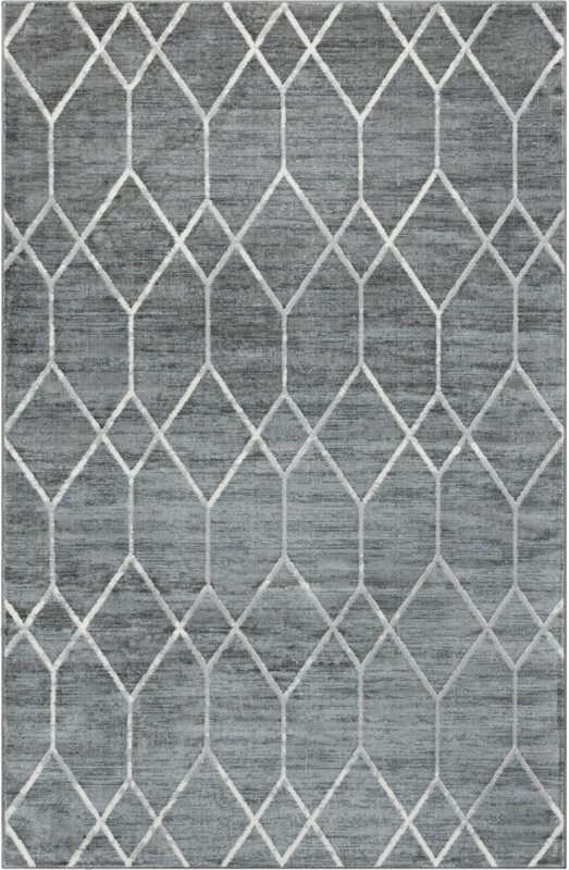 Thatcher · Diamond rug, grey
