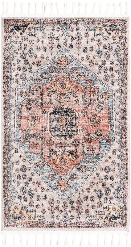 Rushmore · Border rug, gray