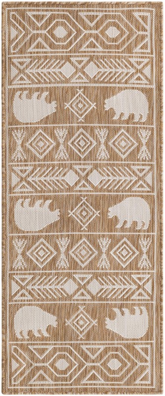 Ralston · Geometric Outdoor Rug, taupe