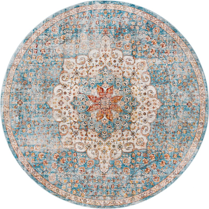 10' 2 x 10' 2 Stanford · Medallion rug, blue