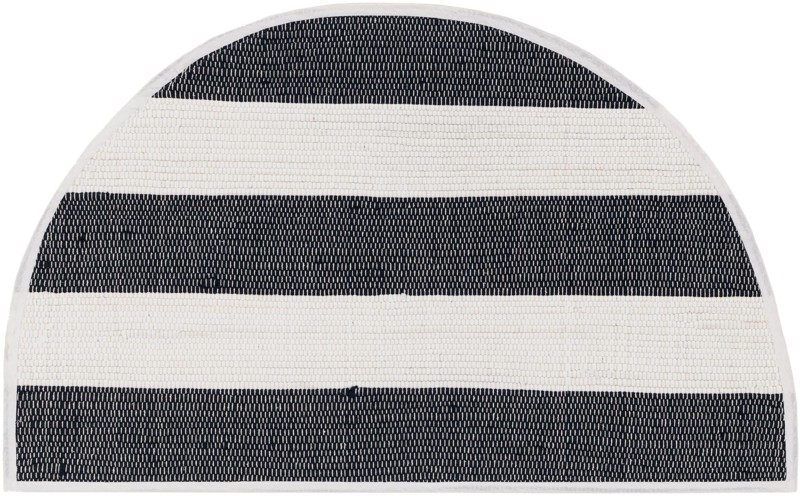 2' 2 x 3' 7 Flagstaff · Striped Chindi Rug, navy