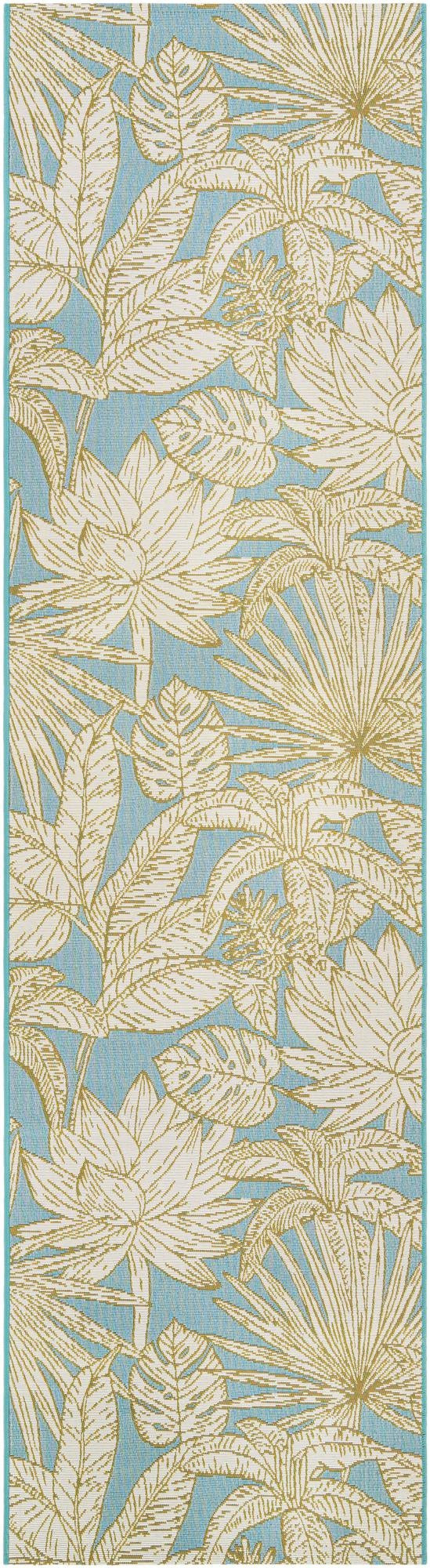 2' 7 x 10' Lomax · Floral / botanical Outdoor Rug