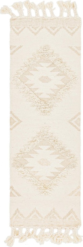 2' 2 x 6' 1 Amaranth · Diamond Wool Rug, ivory