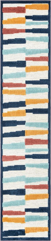 Drummond · Geometric Outdoor Rug, ivory