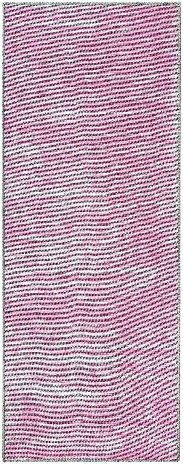 2' x 5' Prewitt · Striped rug, pink