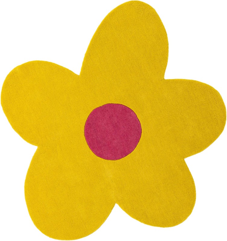 5' 1 x 5' 1 Ashgrove · Floral / botanical Wool Rug, yellow