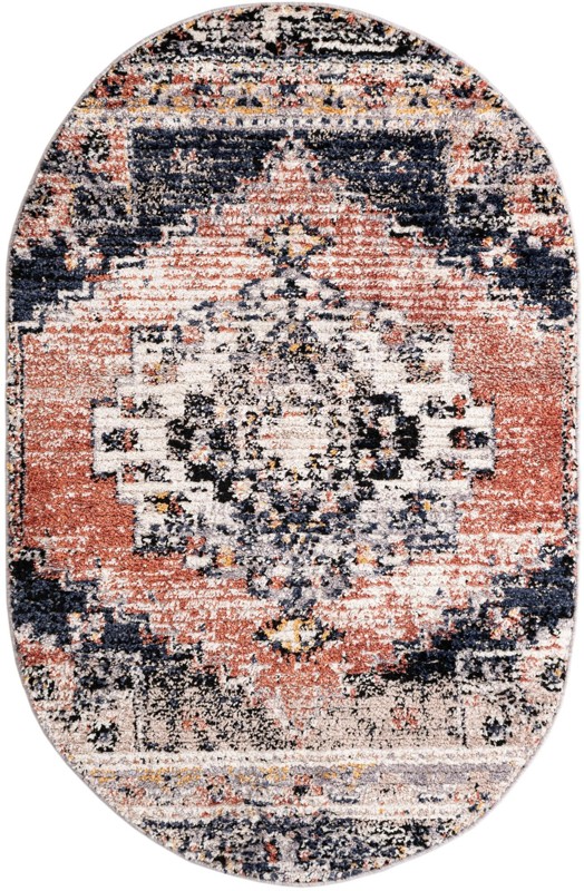 Burton · Border rug, rust red