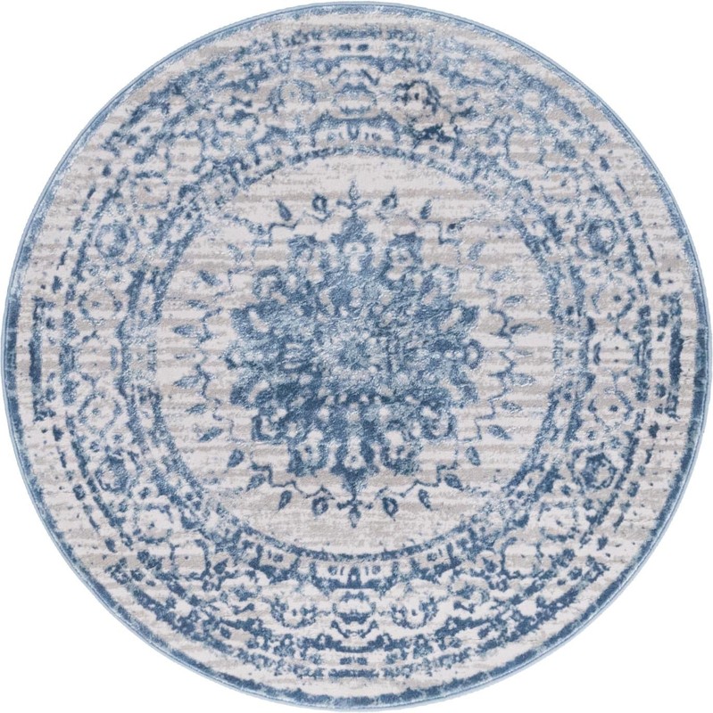 Stanhope · Medallion rug, blue
