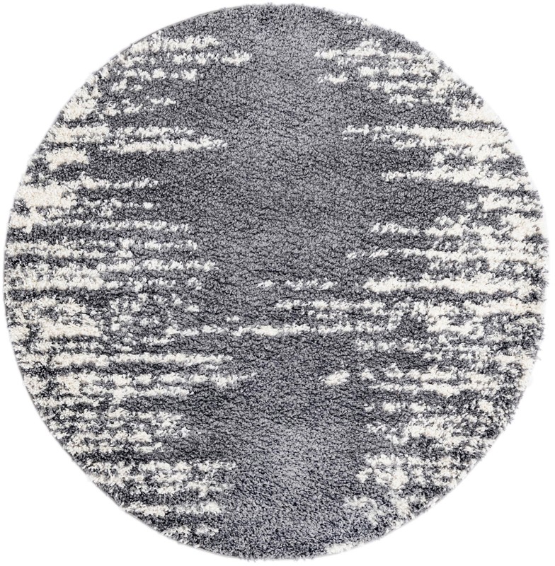5' 3 x 5' 3 Felton · Abstract Shag Rug, gray