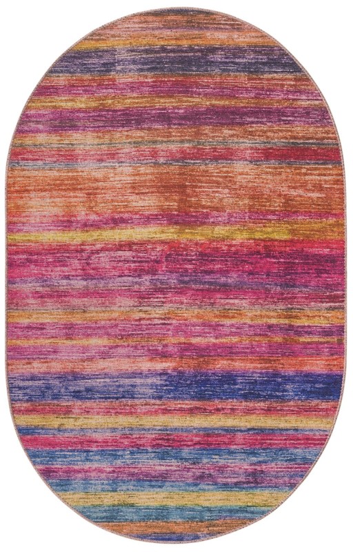 Prewitt · Striped rug, multi