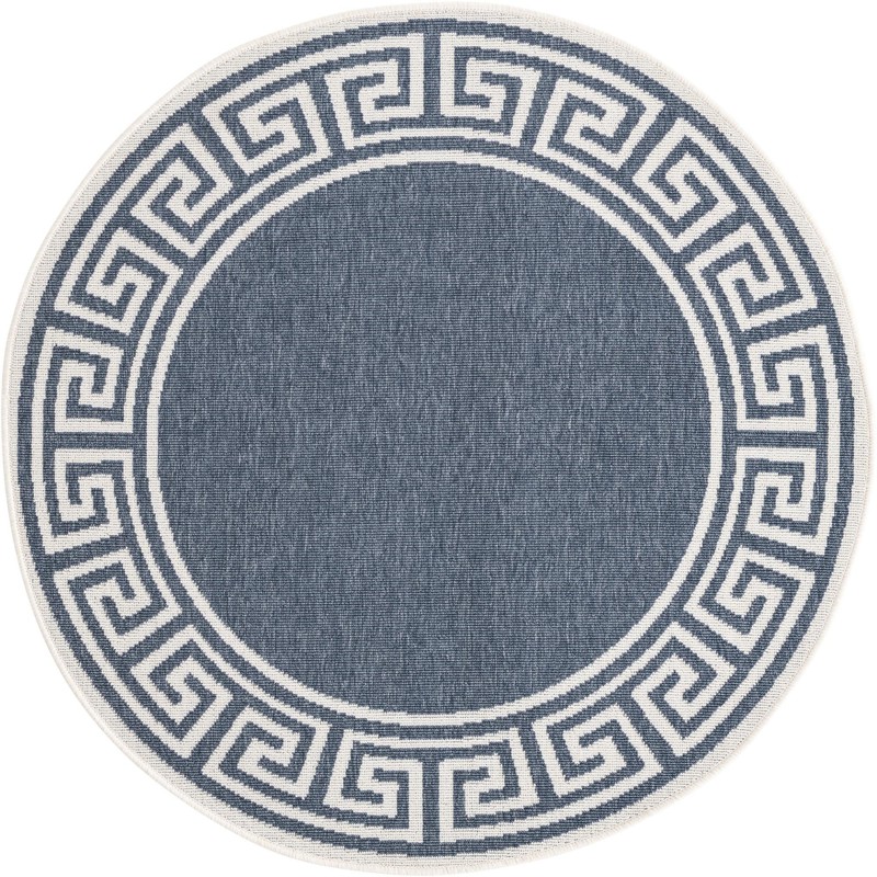 Bradley · Border Outdoor Rug, navy