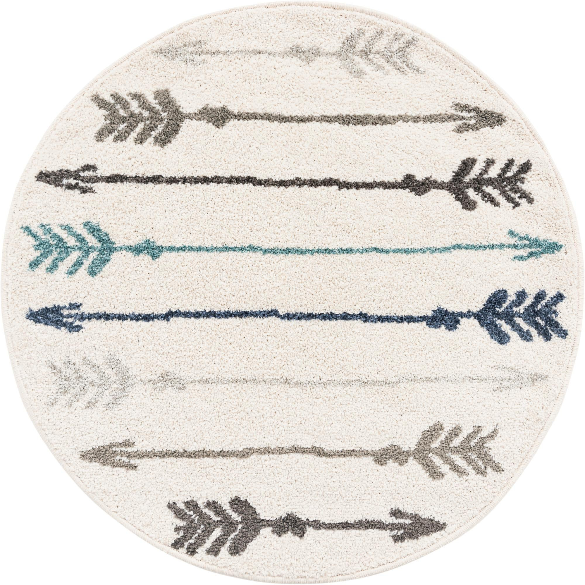 3' x 3' Padgett · Lines rug